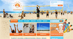 Desktop Screenshot of beachbranik.cz